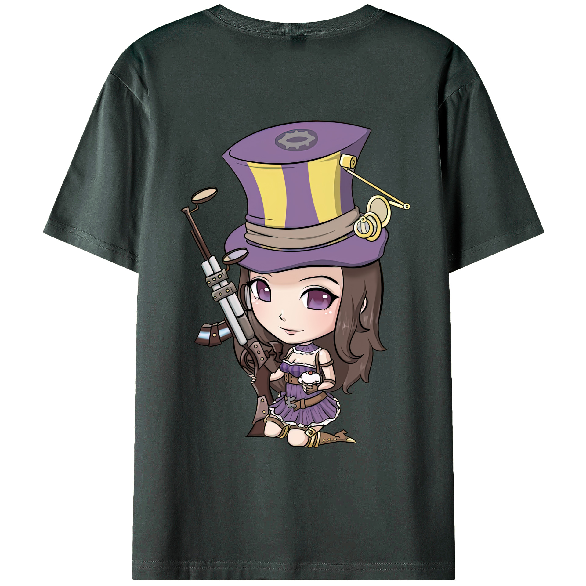リーグ・オブ・レジェンド League of Legends LOL 綿100％ メンズ半袖Tシャツ（バックプリント） 通気性
